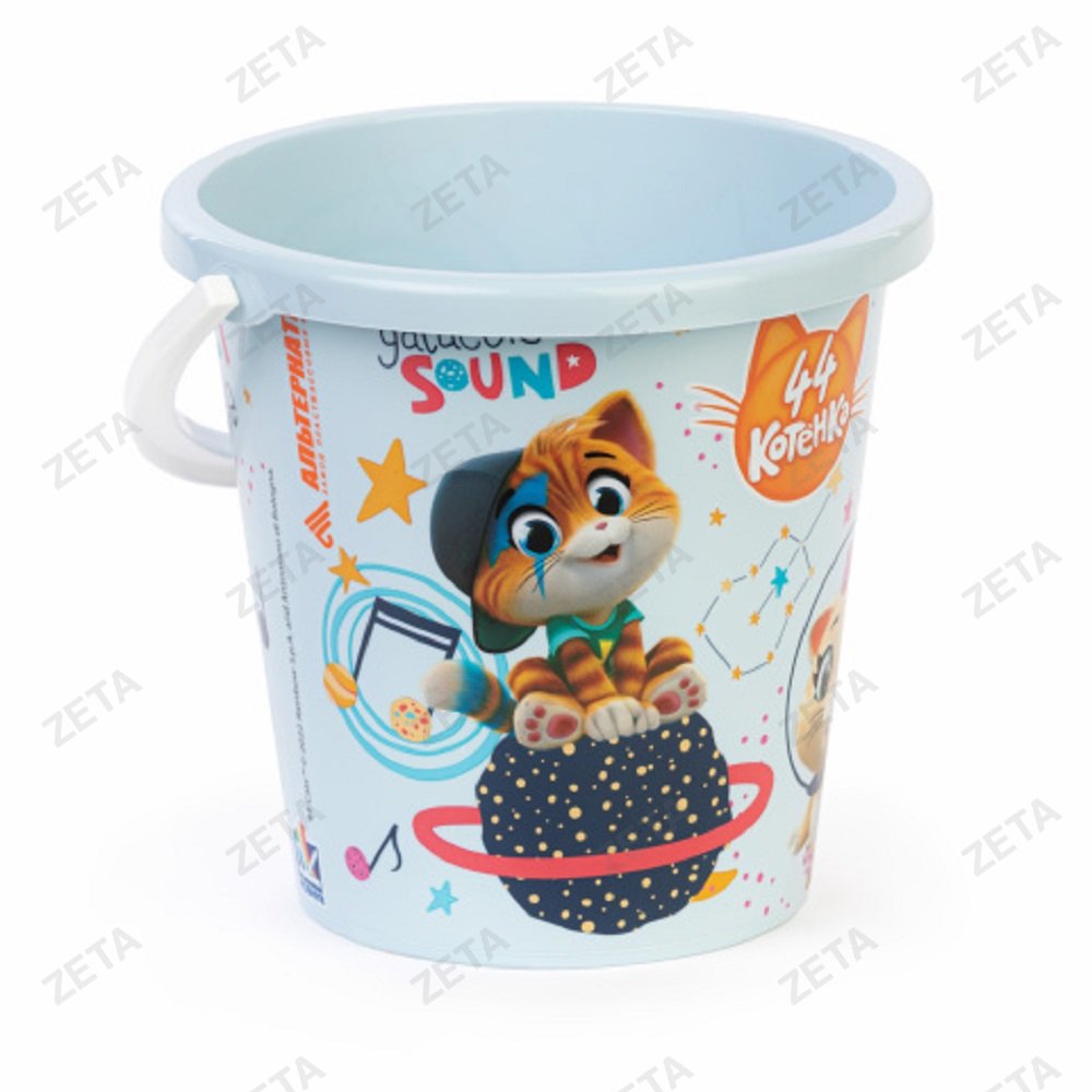 Ведро 1,5 л. детское "44 котёнка" № М7641