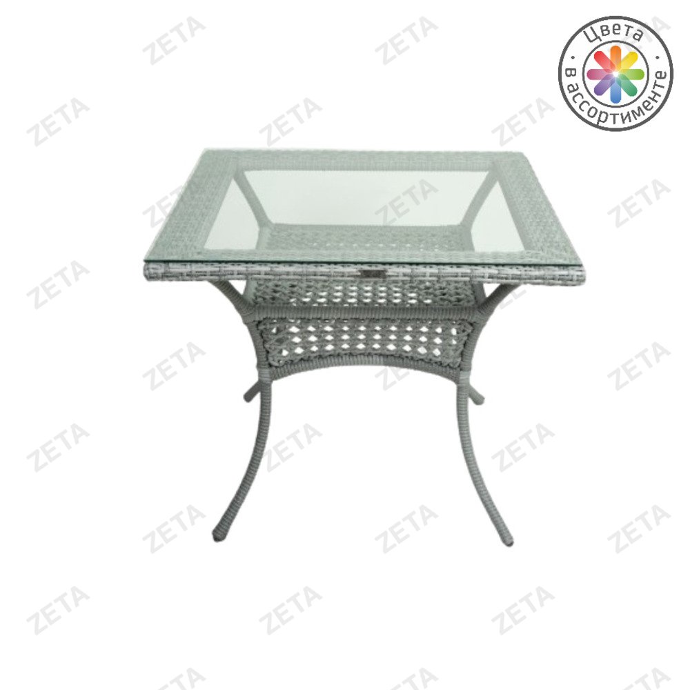 Стол обеденный "Deco" 90х90х75 см. квадратный №5034П (коричневый) - изображение 1
