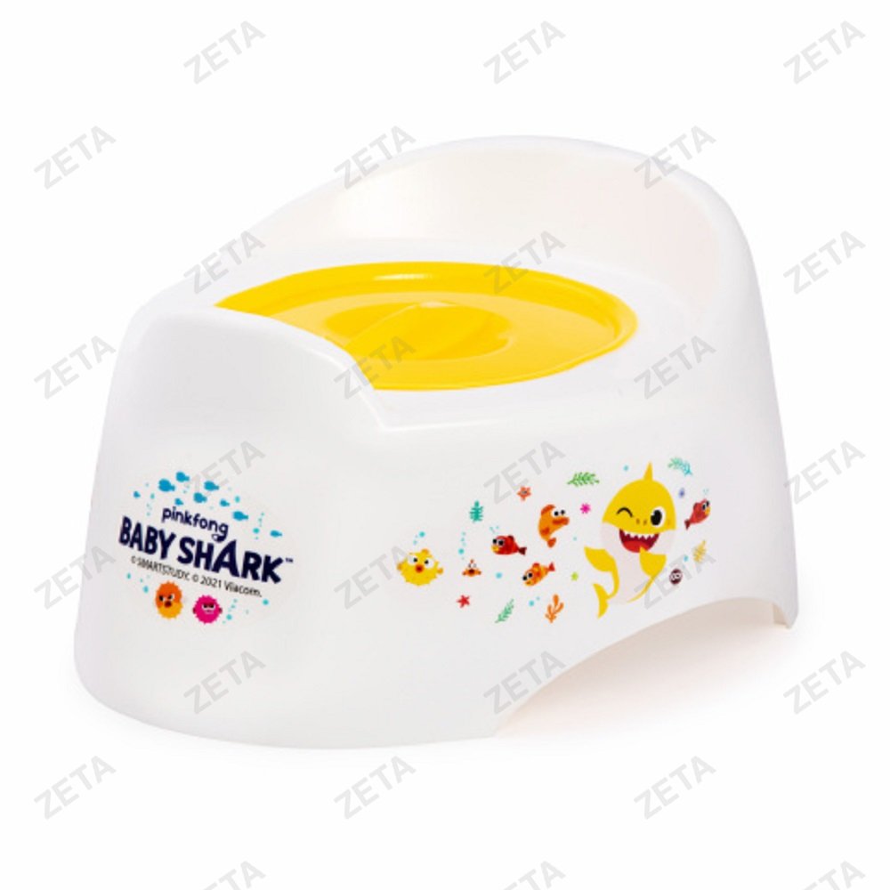 Горшок туалетный детский с крышкой Baby Shark № М8491 - изображение 1