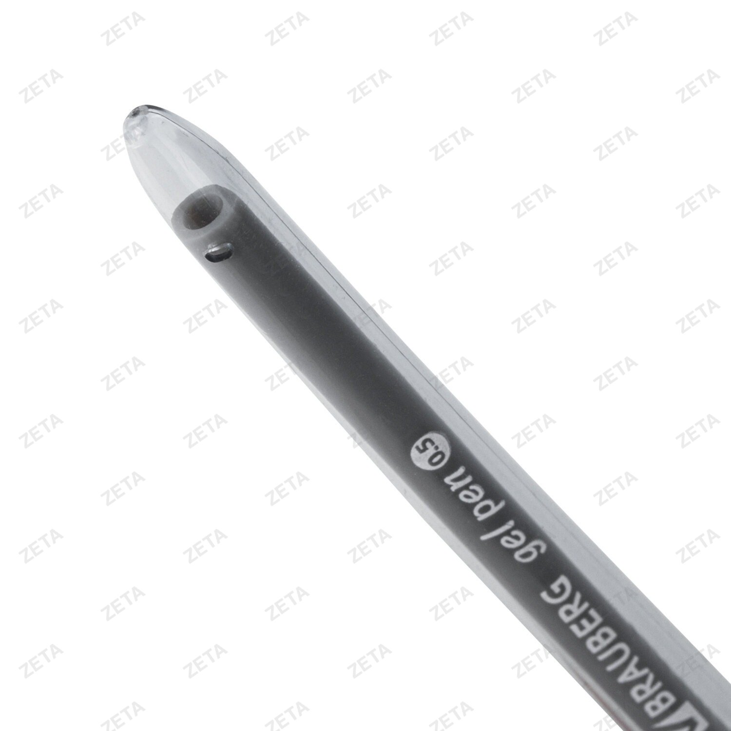 Ручка гелевая BRAUBERG DIAMOND, ЧЕРНАЯ, игольчатый узел 0,5 мм, линия письма 0,25 мм, 143379 - изображение 3