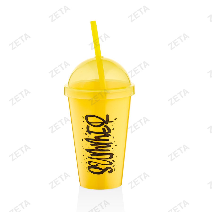 Стакан с трубочкой №L-00850 - изображение 1