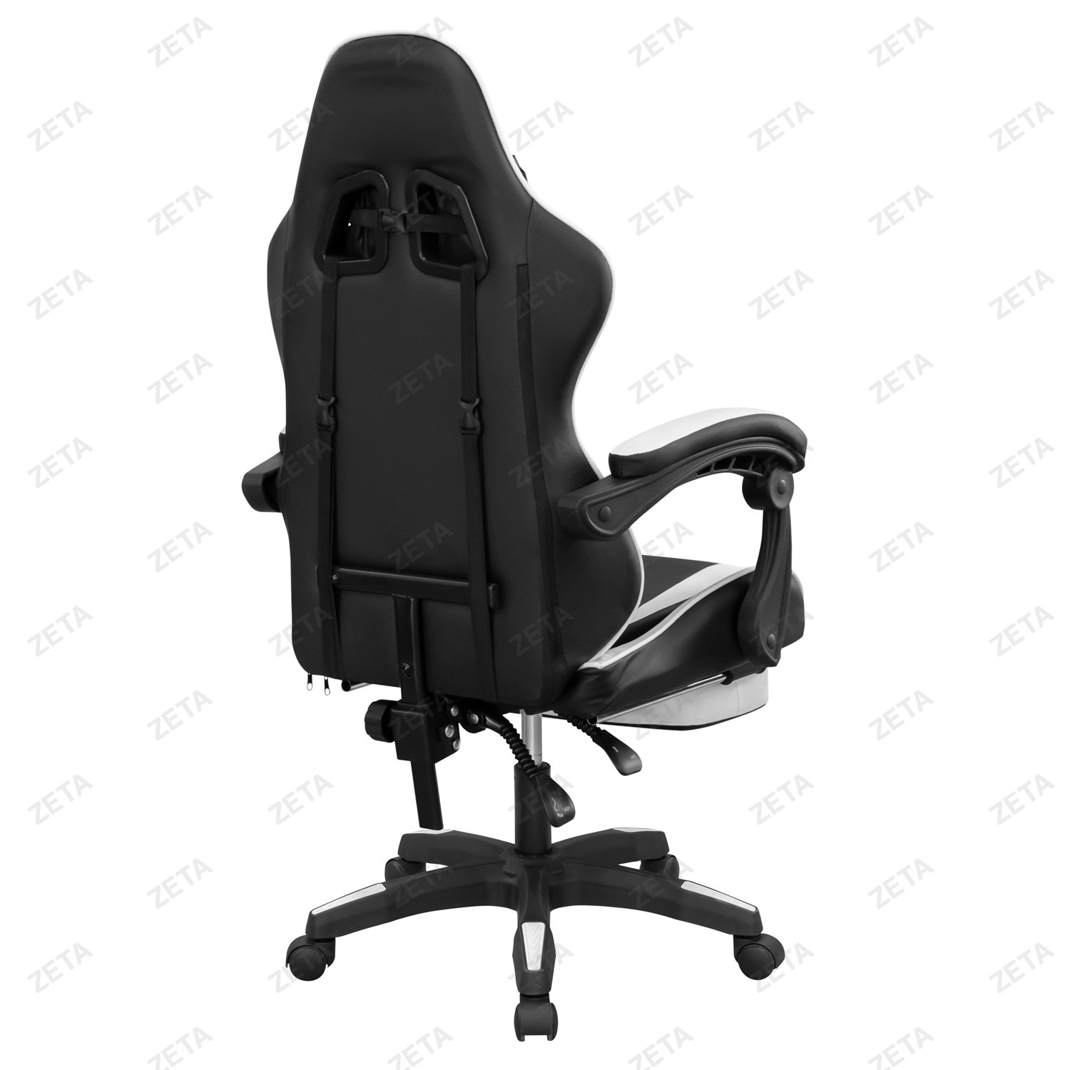 Кресло GM-202F (черный / белый) (ВИ) - изображение 4