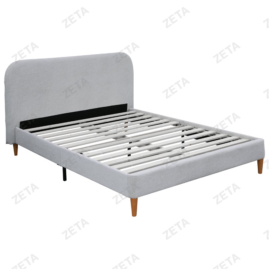 Кровать DY-LBED17Y-77N3-1-P1600*2000*870-HN (светло-серый) - изображение 1