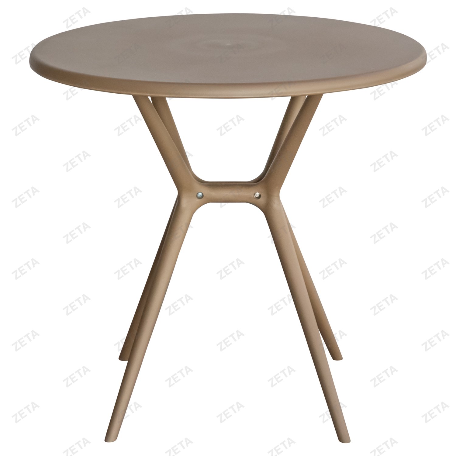 Стол круглый Tika №6584 (коричневый) (И-НВ) - изображение 2