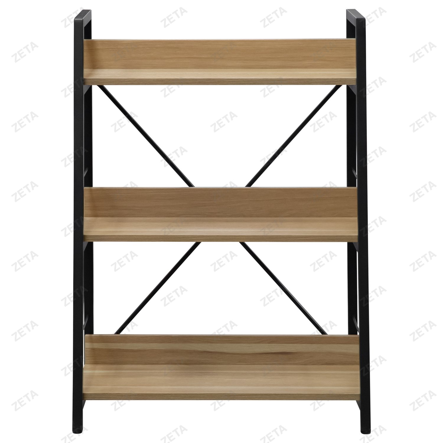 Стеллаж 3 полки (600х350х850 мм.) №S-23 (чёрный) (ВИ) - изображение 2