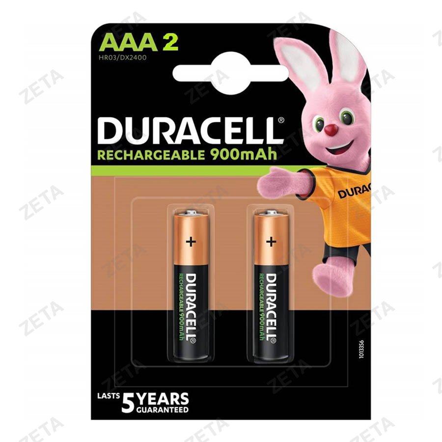 Аккумулятор "Duracell" 2 шт. №AAA 900mAh mon - изображение 1