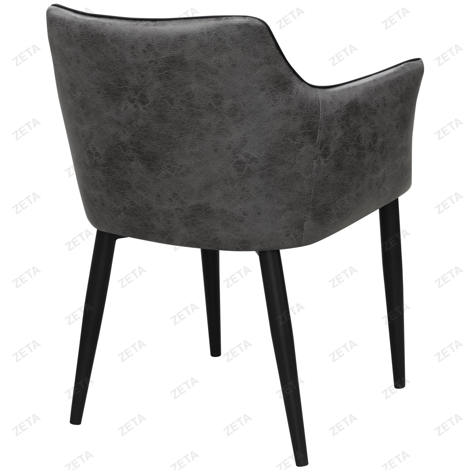 Стул DC-550 "Techno Fabric M69-1414" с черным кантом (темно-серый) (ВИ) - изображение 4