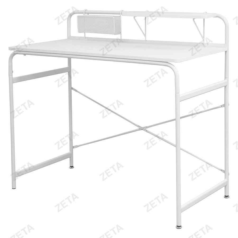 Cтол №S-80 (980*460*900 мм.) (белый-белый) (ВИ) - изображение 1