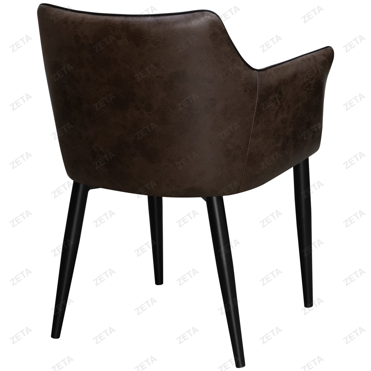 Стул DC-550 "Techno Fabric M69-1408" с черным кантом (темно-коричневый) (ВИ) - изображение 4