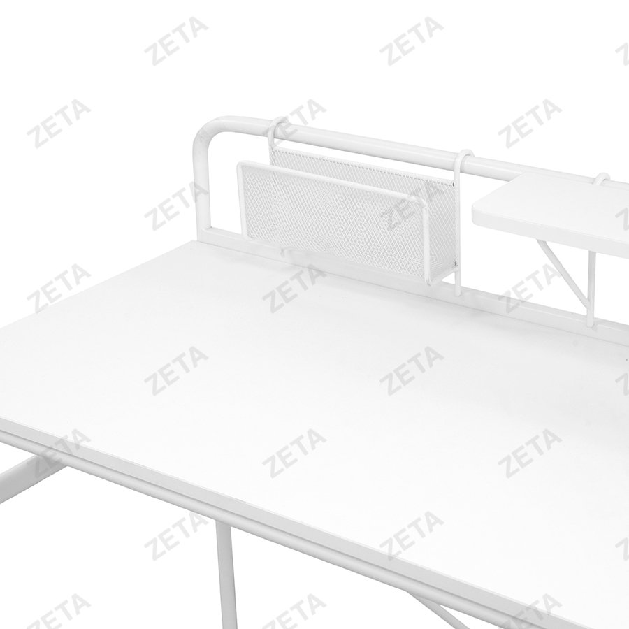 Cтол №S-80 (980*460*900 мм.) (белый-белый) (ВИ) - изображение 3