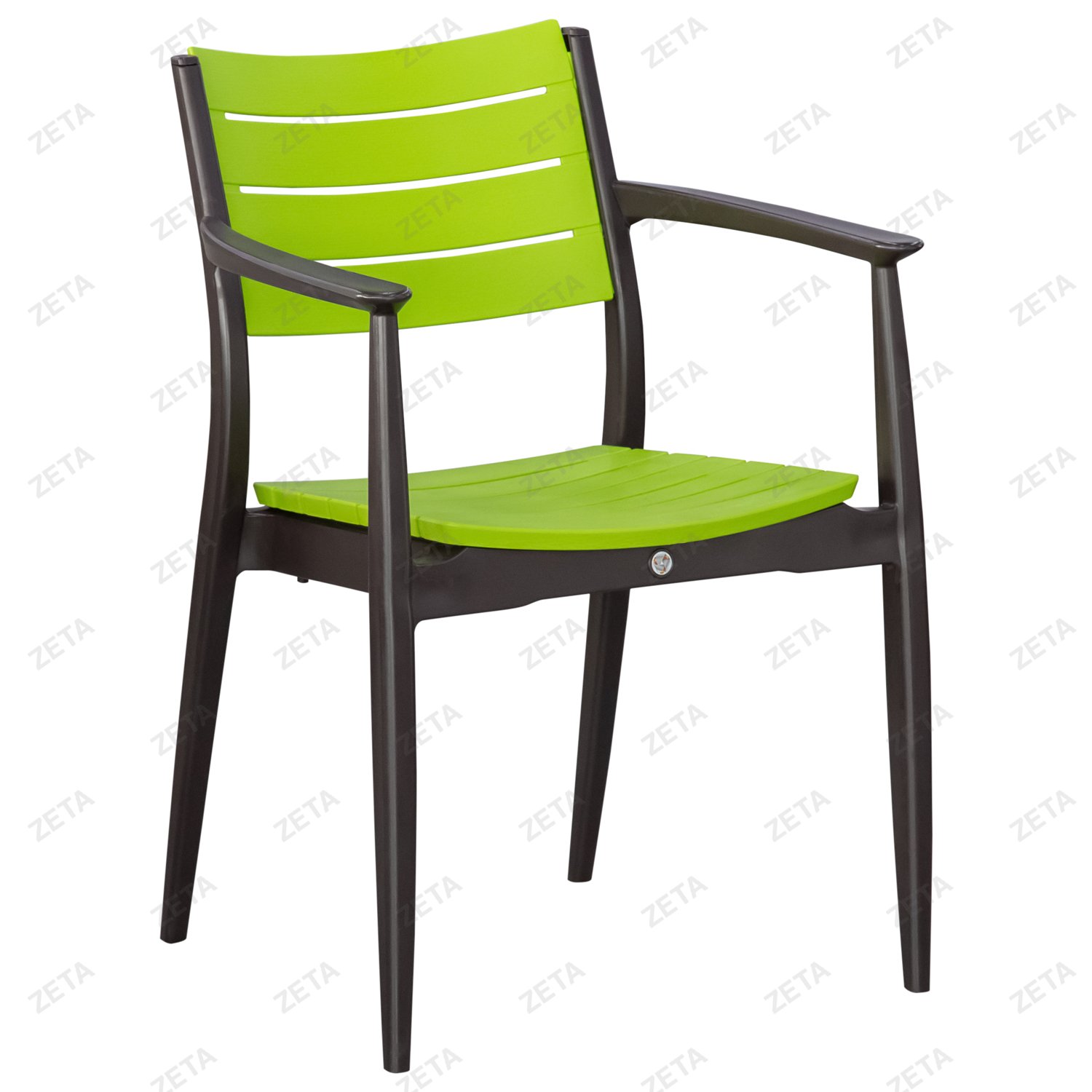 Стул "Tina" №CH-08-0194 (light green 059/dark brown 076) (И-НВ) - изображение 1