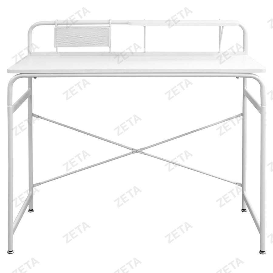 Cтол №S-80 (980*460*900 мм.) (белый-белый) (ВИ) - изображение 2