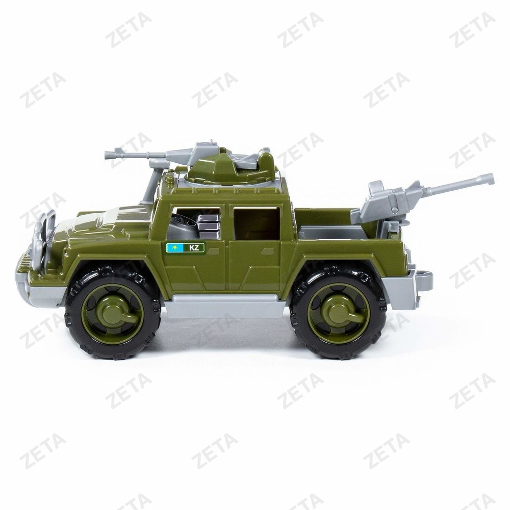 Автомобиль-пикап военный "Защитник" с 2-мя пулеметами № 63960 - изображение 1