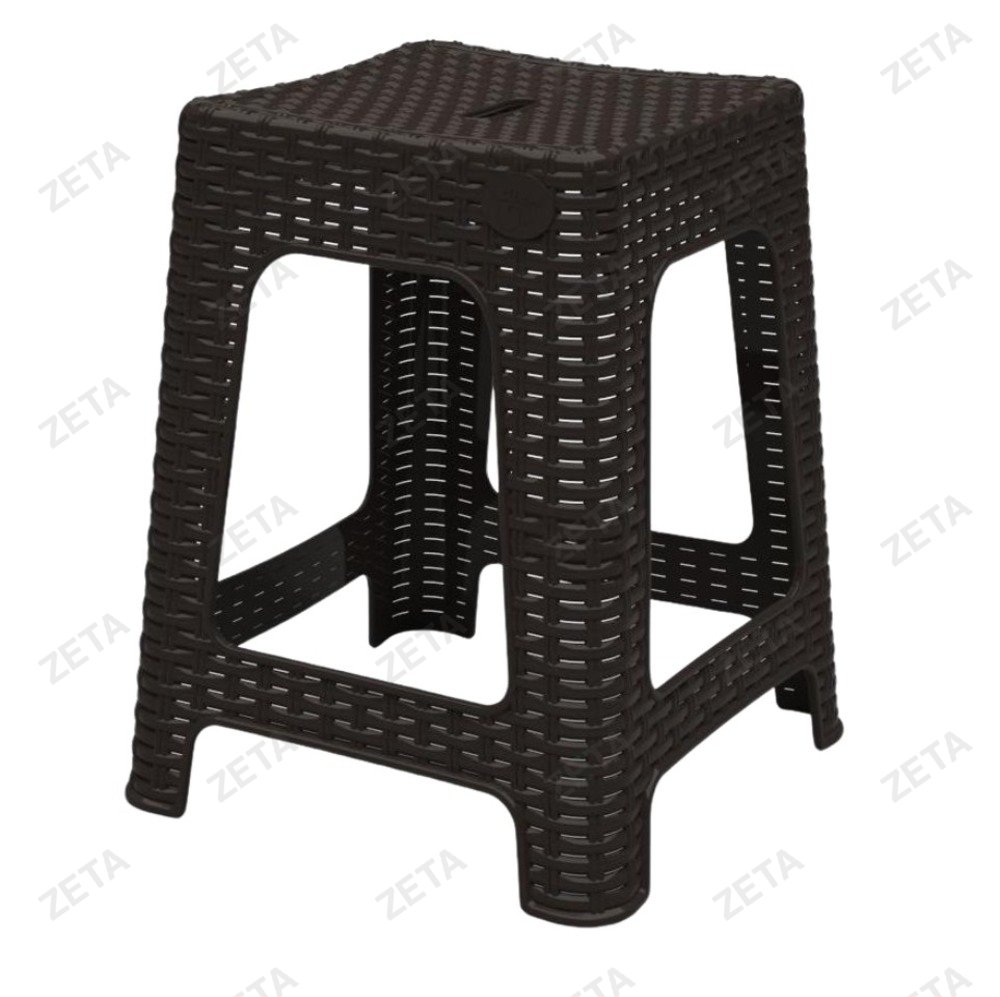 Табурет 363 * 363 * 448 мм. квадратный "Rattan" - изображение 2