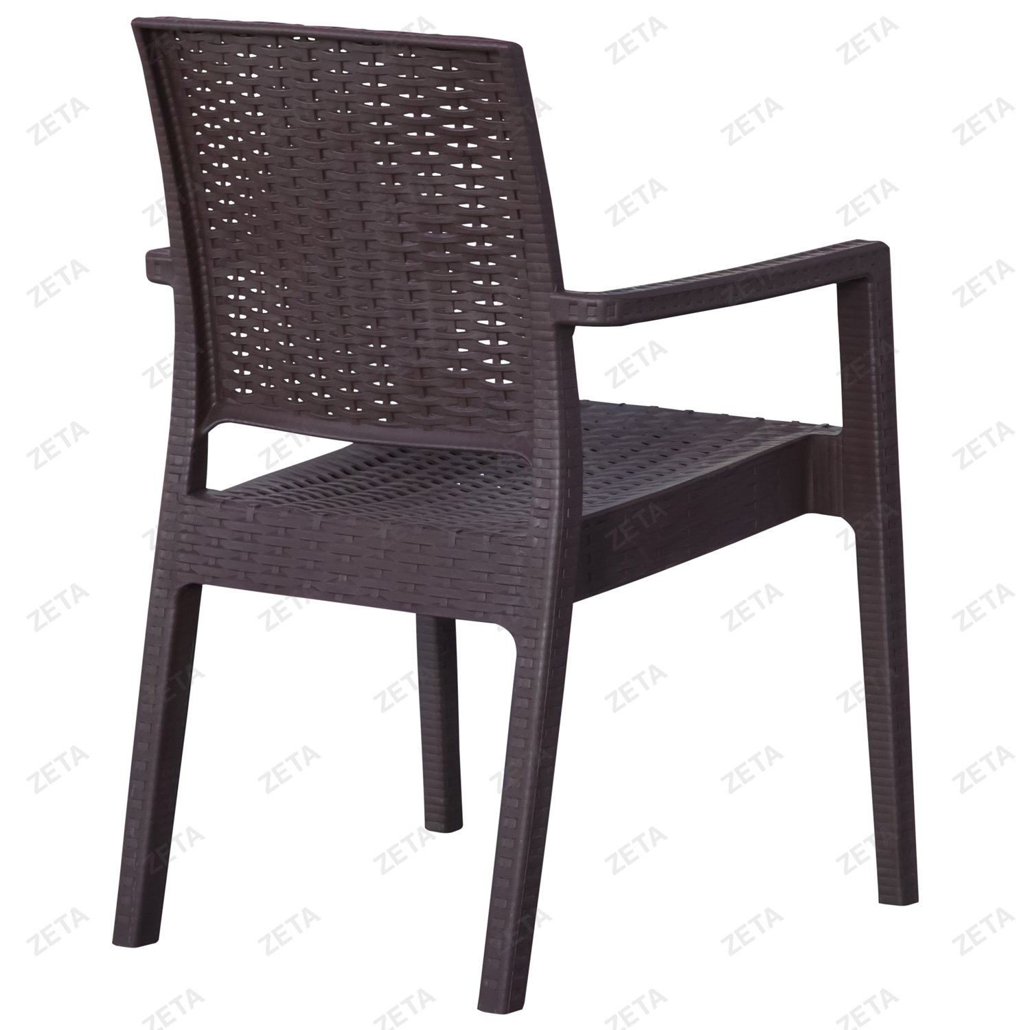 Стул пластиковый "Rattan" с подлокотником (Besa-Турция) - изображение 4