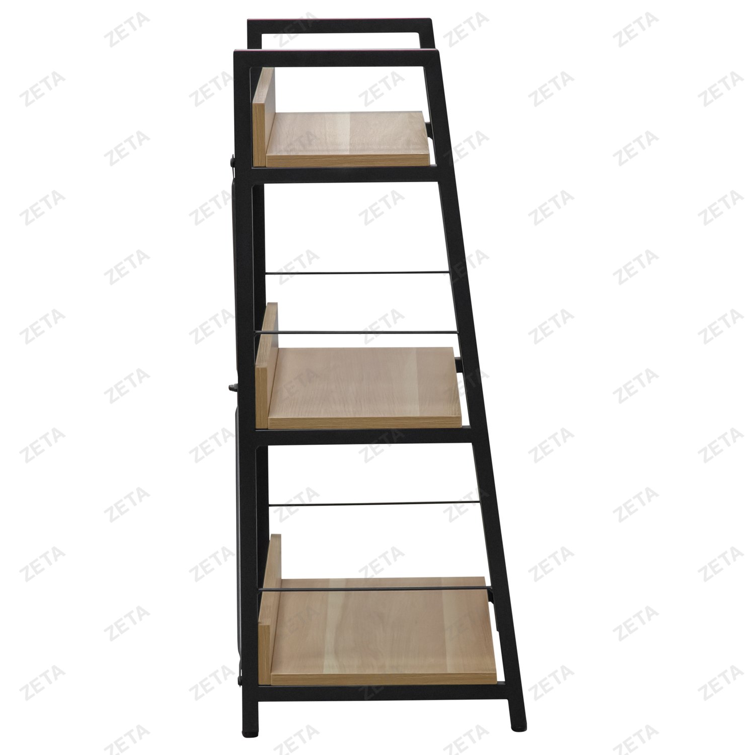 Стеллаж 3 полки (600х350х850 мм.) №S-23 (чёрный) (ВИ) - изображение 3