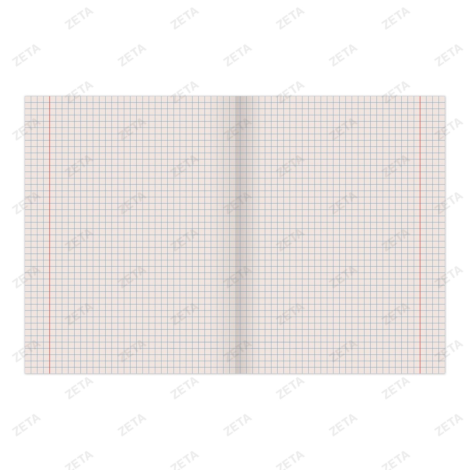 Тетрадь А5, 96 л., STAFF, скоба, клетка, офсет №2 ЭКОНОМ, обложка картон, ОДНОТОННАЯ, 402324 - изображение 2