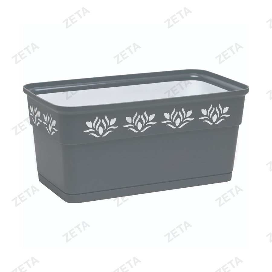 Кашпо балконное Флёр 30 см. №КШ-4149 - изображение 1