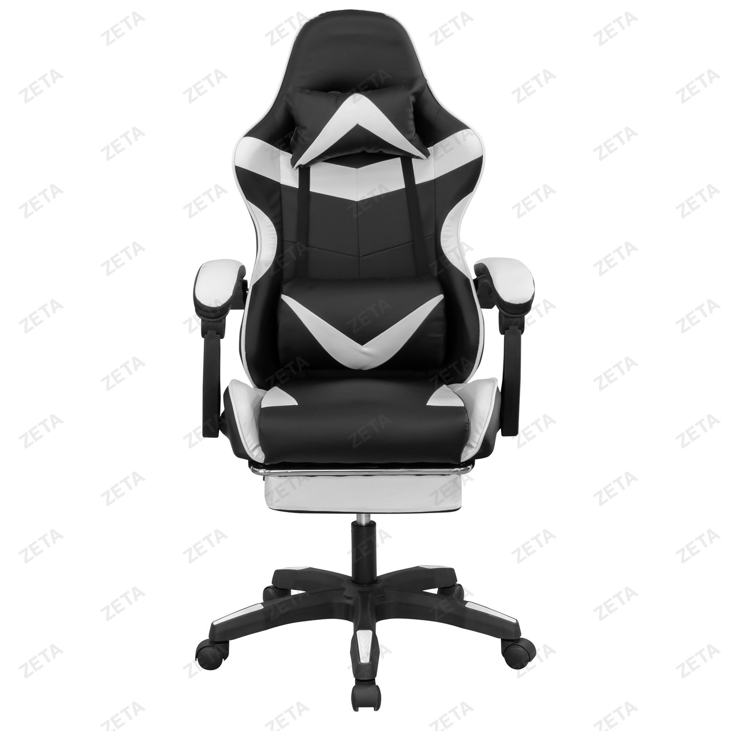 Кресло GM-202F (черный / белый) (ВИ) - изображение 2