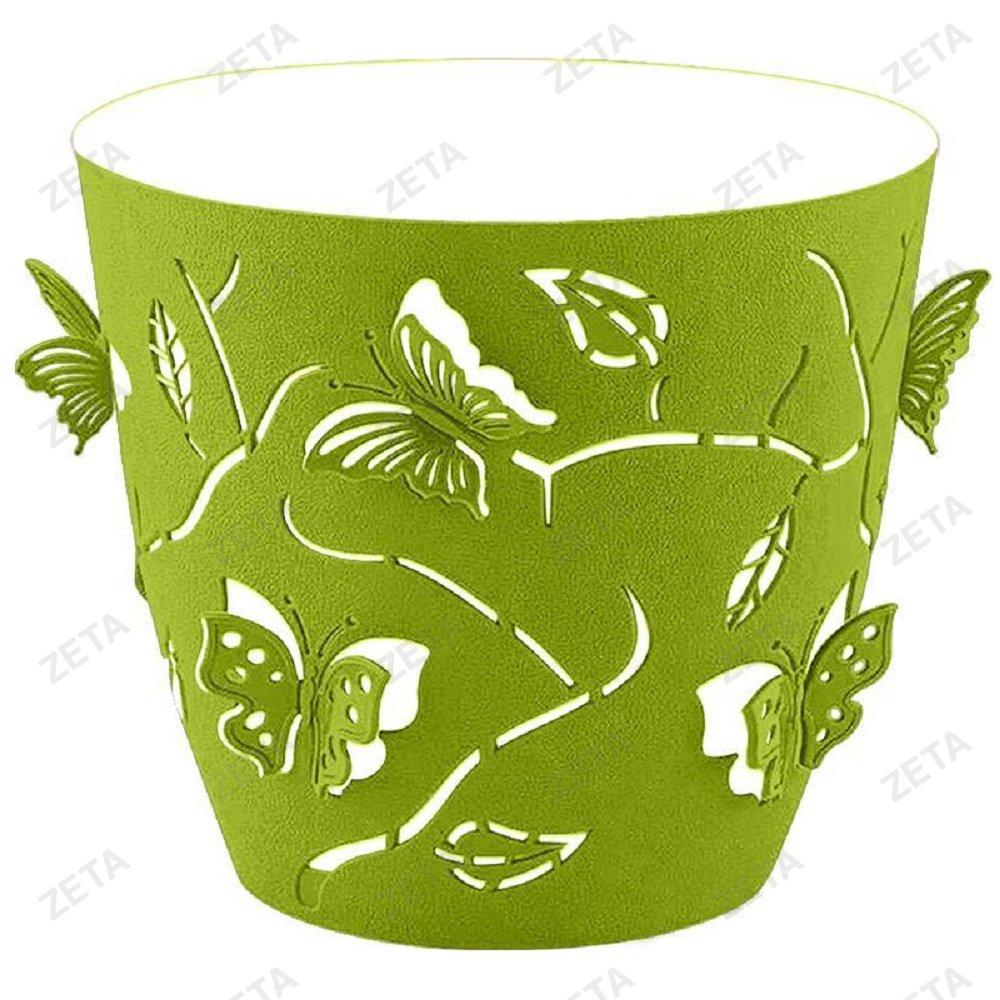 Горшок для цветов 1,4 л. d 145 мм. Butterflies круглый - изображение 1
