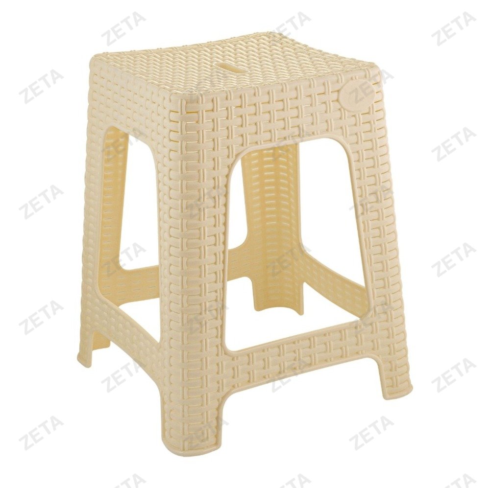 Табурет 363 * 363 * 448 мм. квадратный "Rattan" - изображение 1