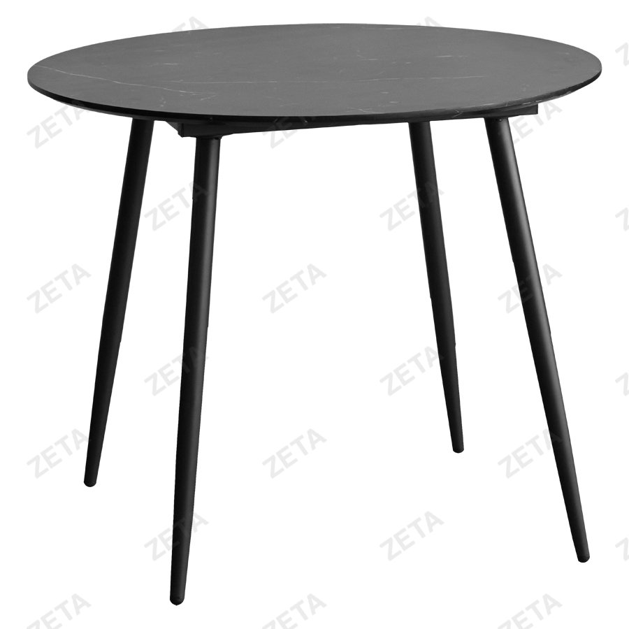 Стол круглый №PL1016 (чёрный) (ВИ) - изображение 1