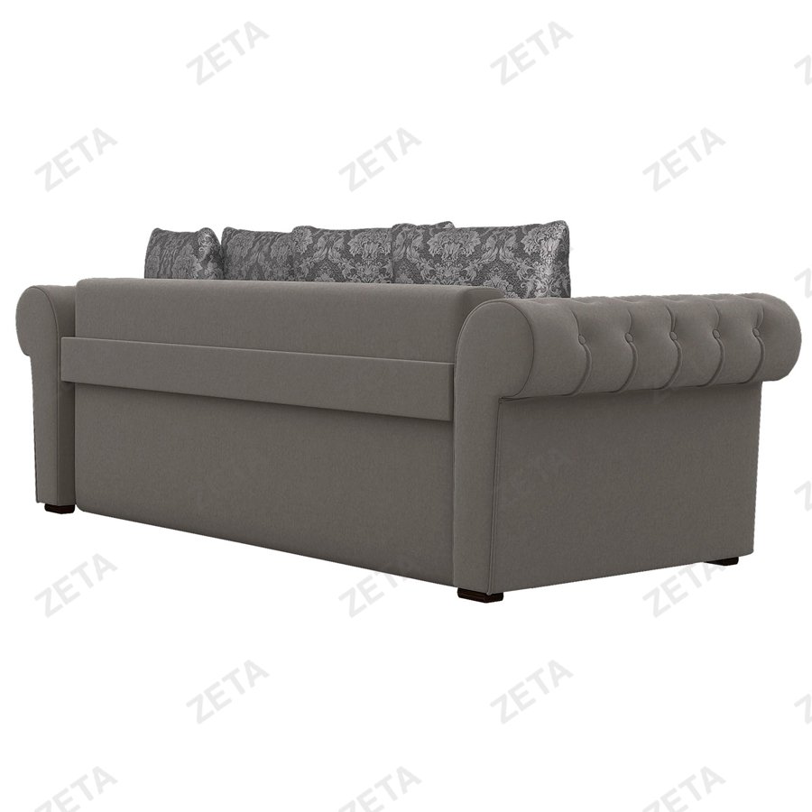 Диван "Вега-44" (2500*1060*930 мм.) №263186 (Flora Damask Grey Candy Grey) - изображение 3