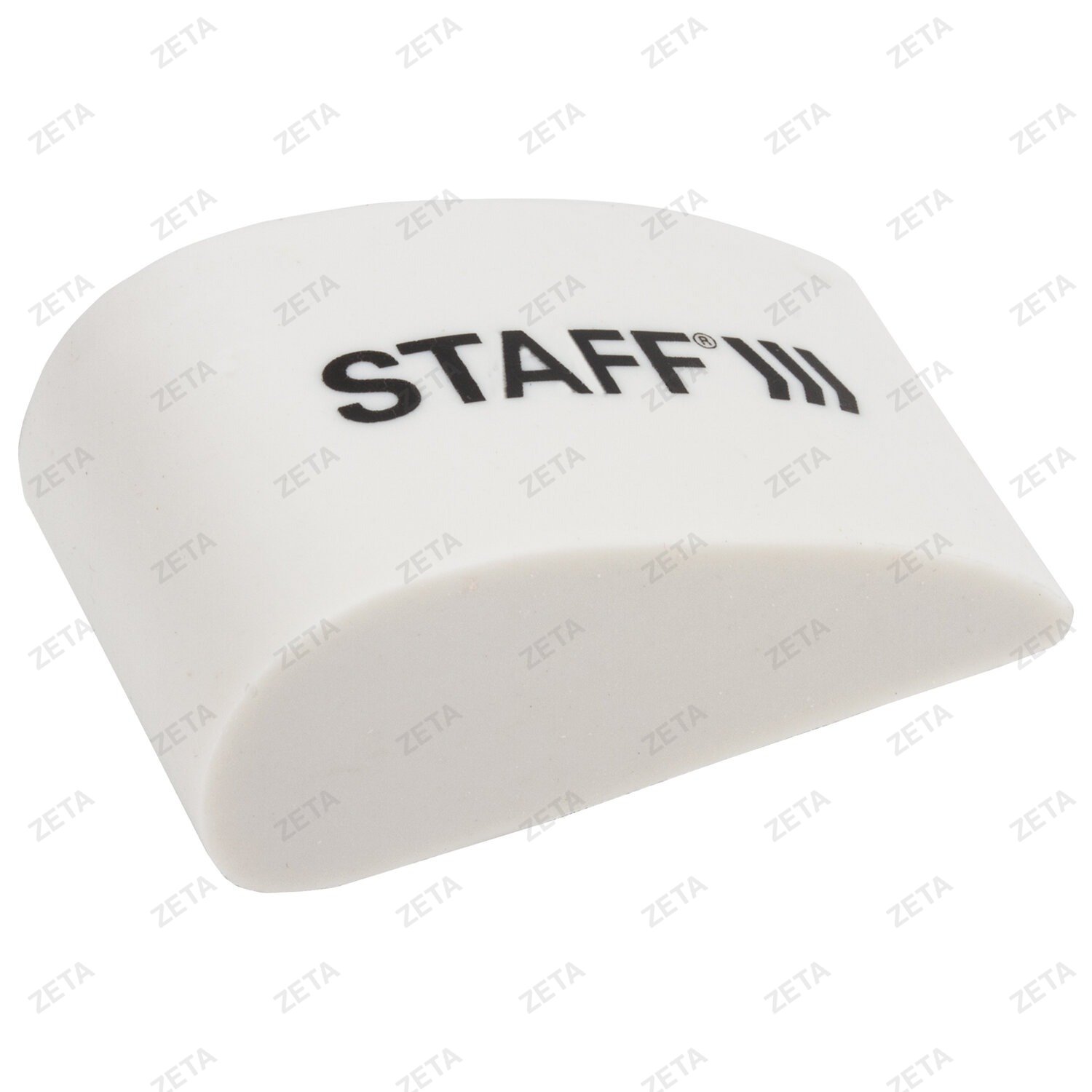 Ластик STAFF "College" PE-070, 38х22х16 мм, в форме капли, цвет белый, 228070 - изображение 1