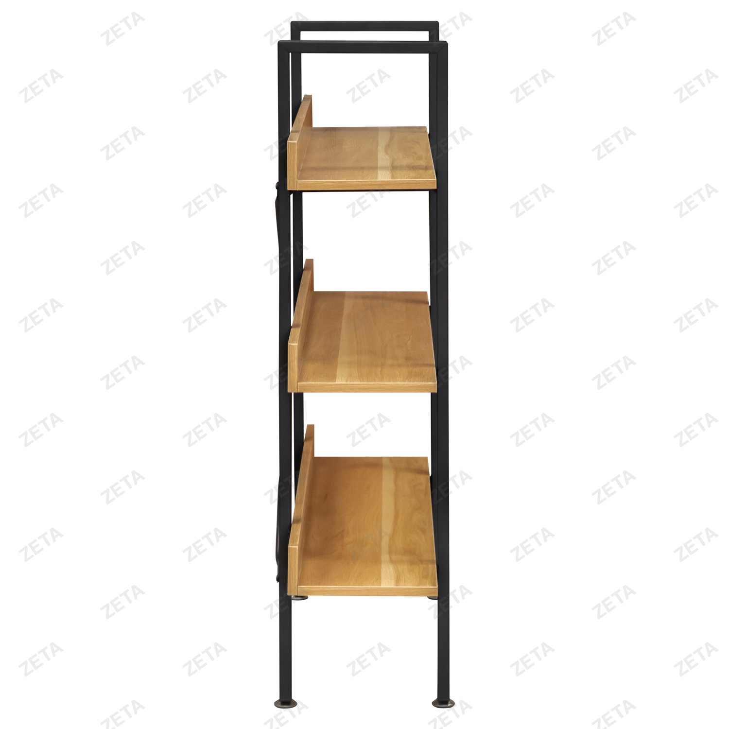 Стеллаж 3 полки (1200х280х1080 мм.) №S-13 (чёрный) (ВИ) - изображение 3