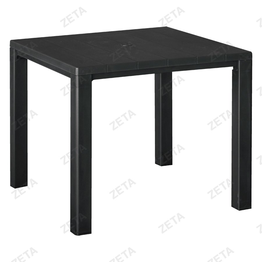 Стол пластиковый Jasmine №1020 (чёрный) (И-HB) - изображение 1