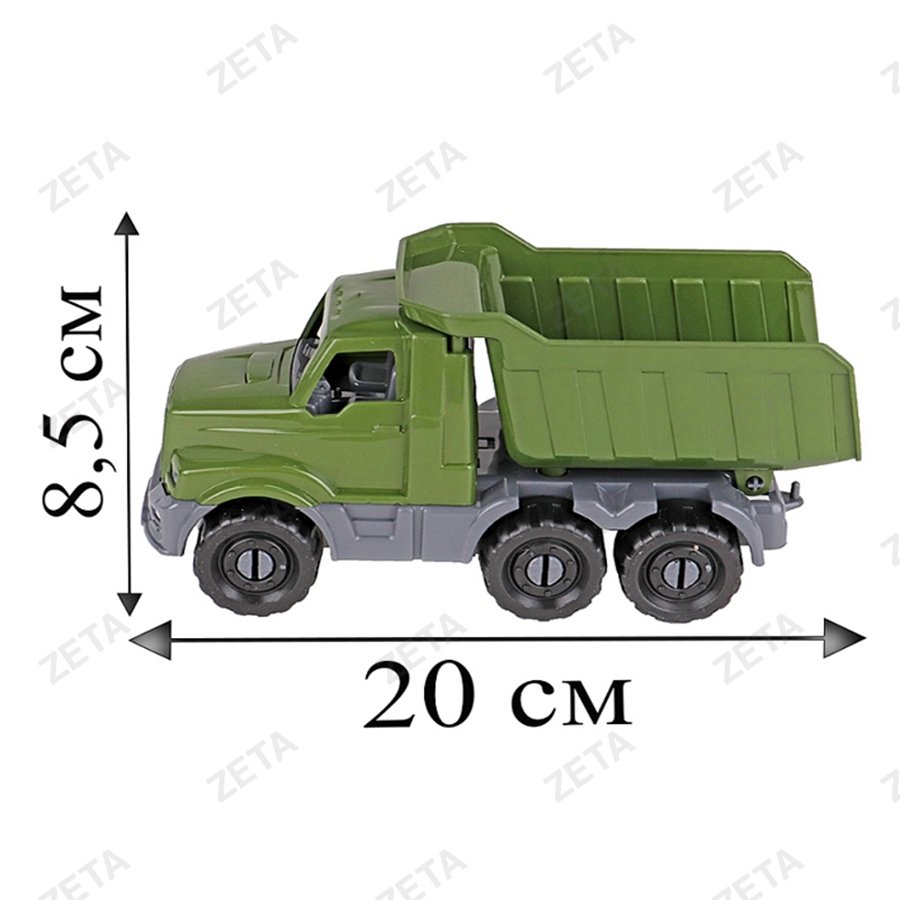 Игрушка - машинка самосвал "Добрыня" военный №И-8049 (Юг-РФ) - изображение 3
