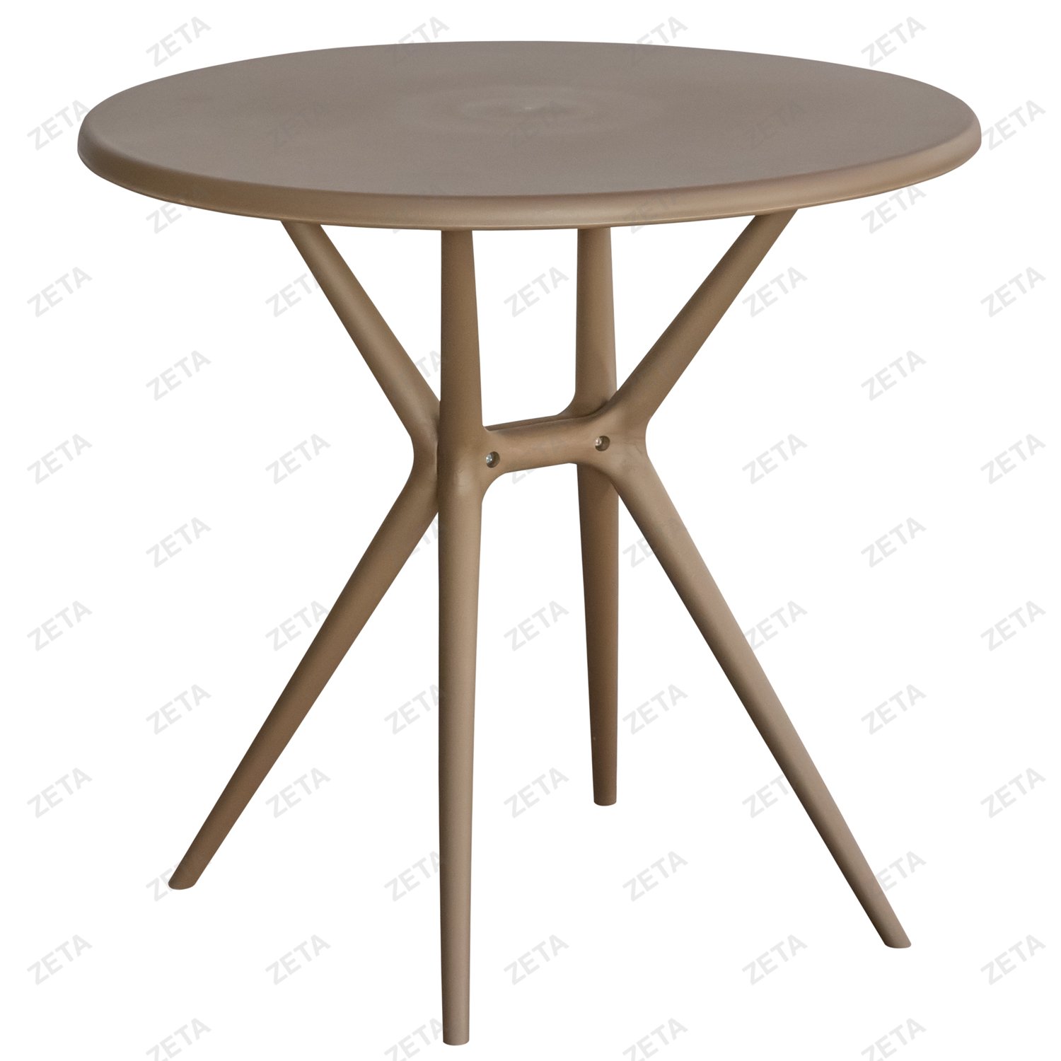 Стол круглый Tika №6584 (коричневый) (И-НВ) - изображение 1