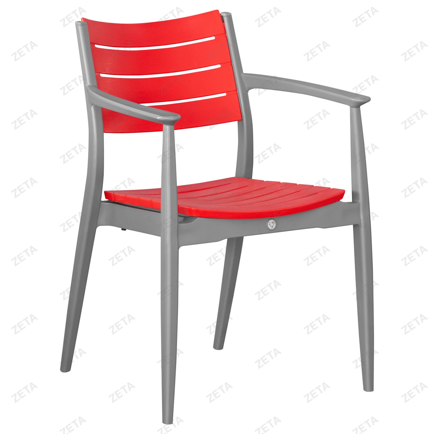 Стул "Tina" №СН-08-0207 (red 2908/dark grey 086) (И-HB) - изображение 1