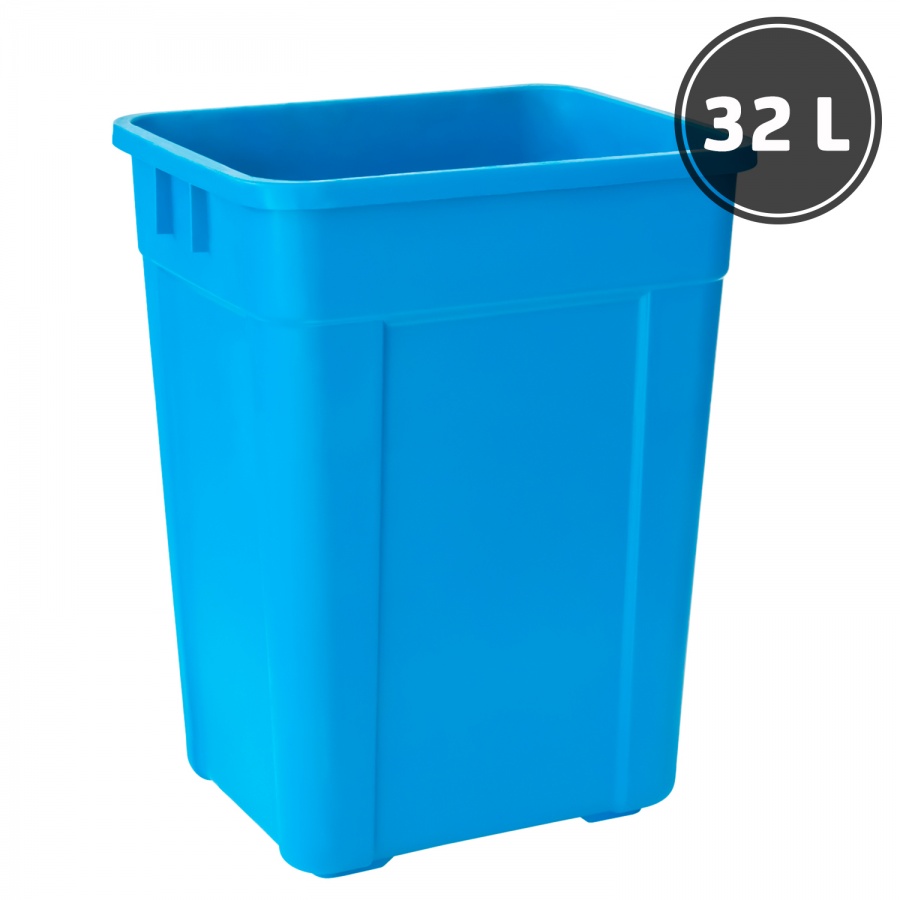 Ведро для мусора, цветное (32 л.)