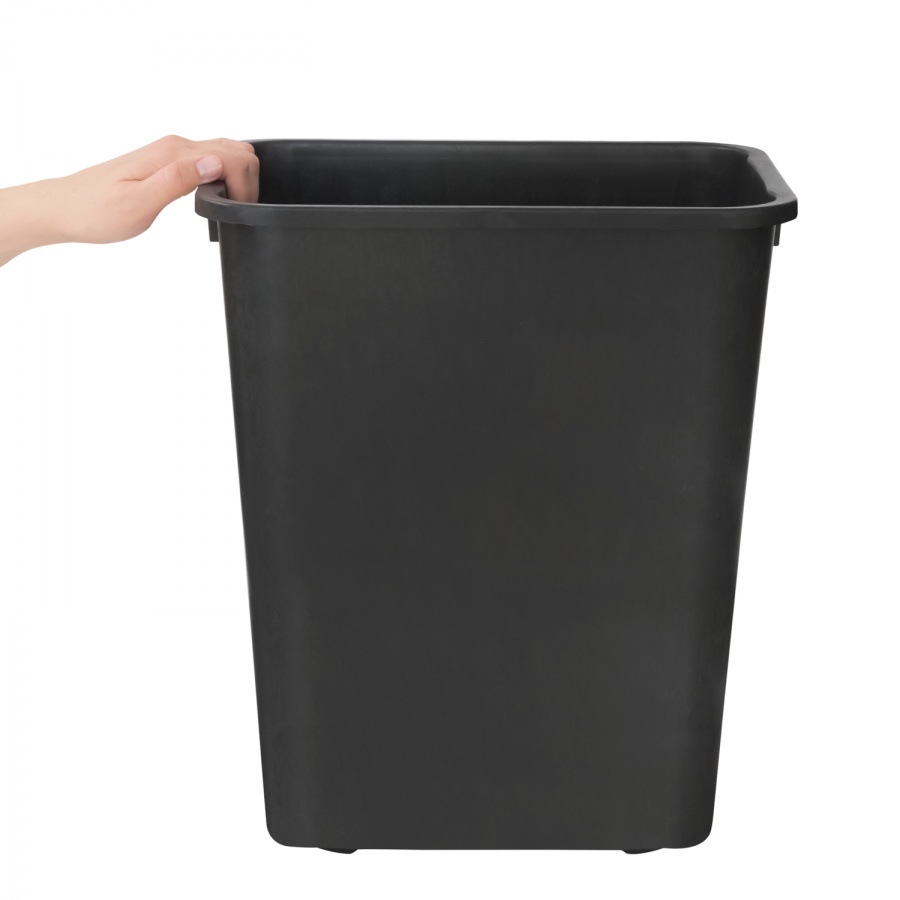 Garbage bin, black (23  l.)