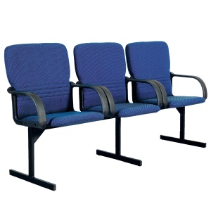 Furniture for theaters and waiting rooms Dafne-bench (3-seater)