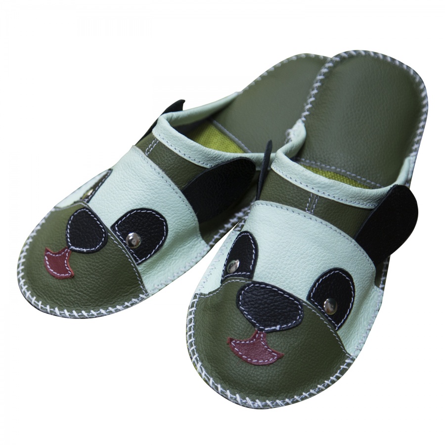 Slippers for children closed (with application)