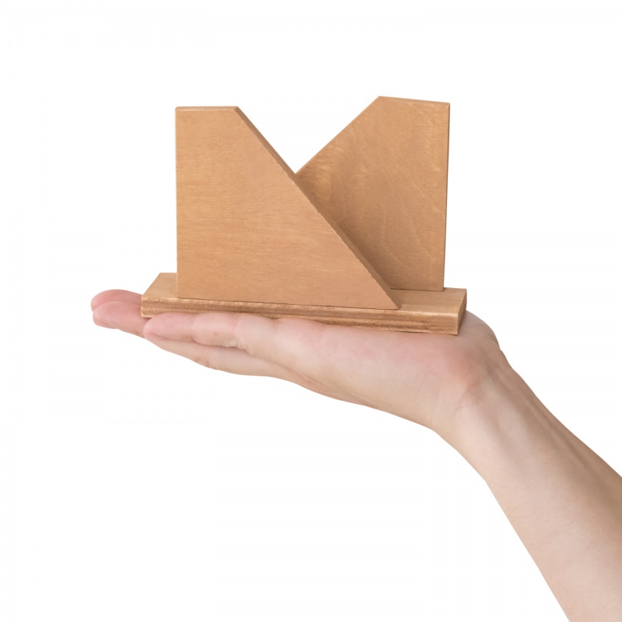 Plywood napkin holder
