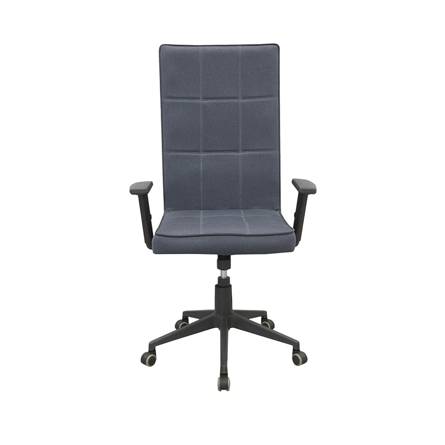 Кресло Паркер (металлический каркас) (Слим, 2D) в уплотненной эко-коже